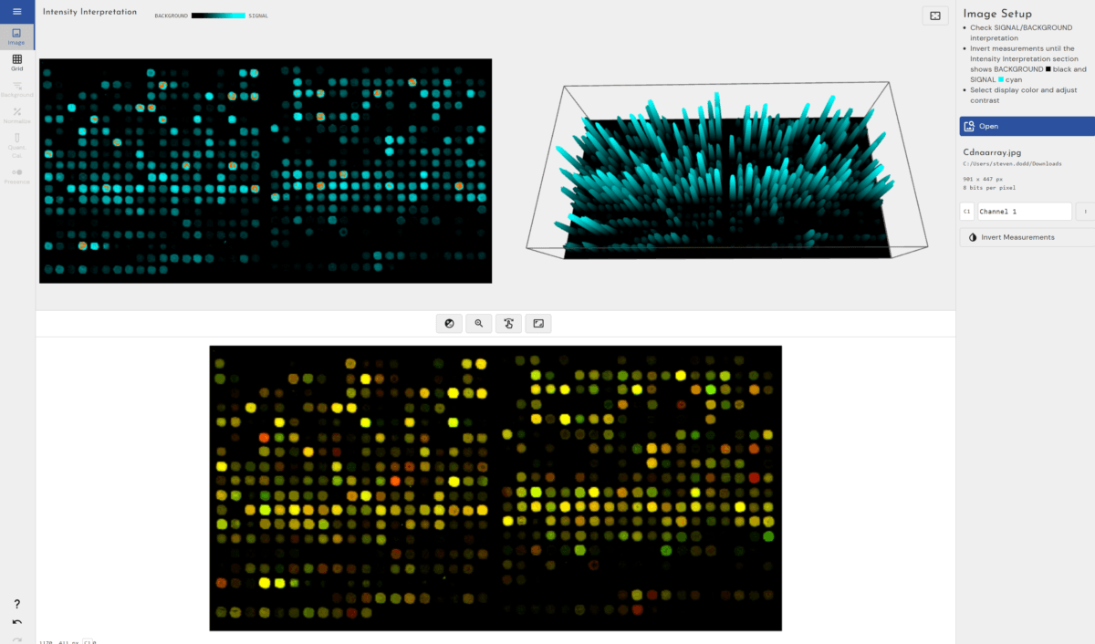 Phoretix Array cDNA Microarray Analysis Software