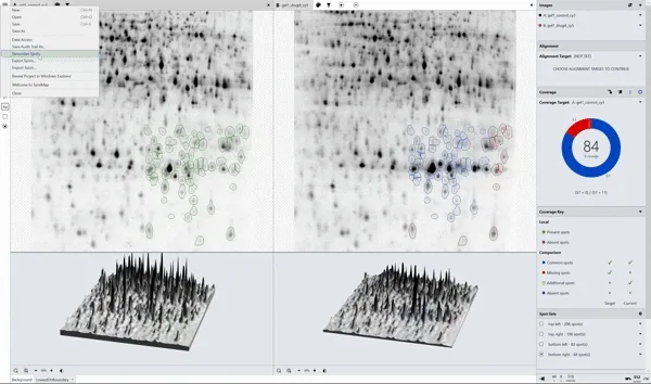 Phoretix 1D SDS-PAGE Quantification Gel Densitometry